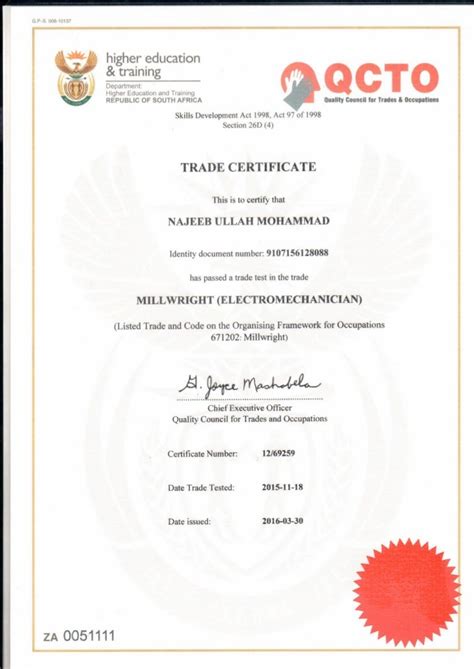 trade test red seal|red seal certificate of qualification.